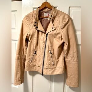 Soft Italian Leather Women’s Jacket, Italian 46 = USA Small